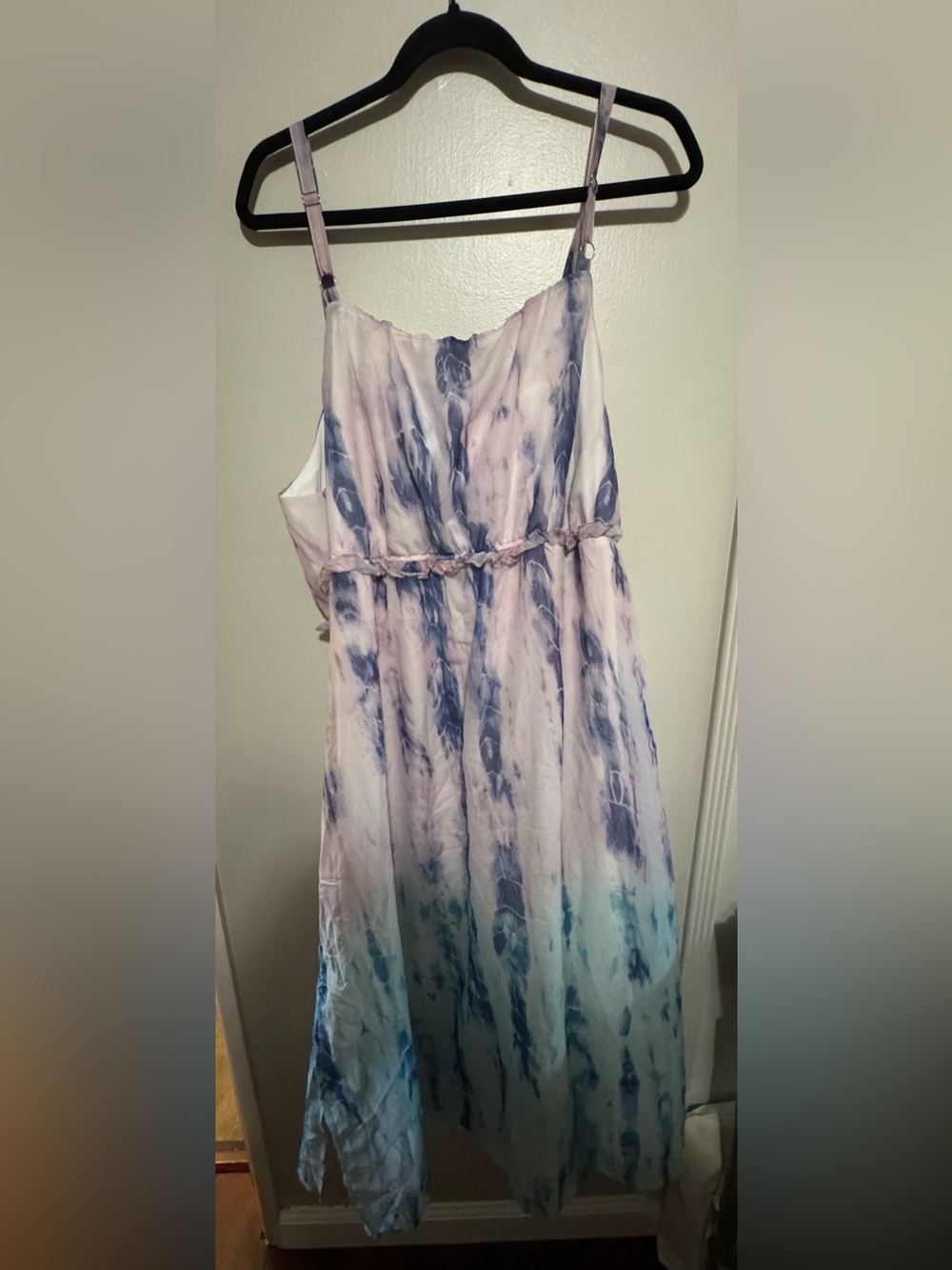 NWT BloomChic Pastel Pink and Lavender Tie-Dye Dress - Picture 2 of 5